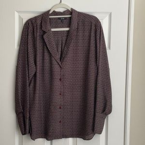 NYDJ Blouse - Button, V-Neck